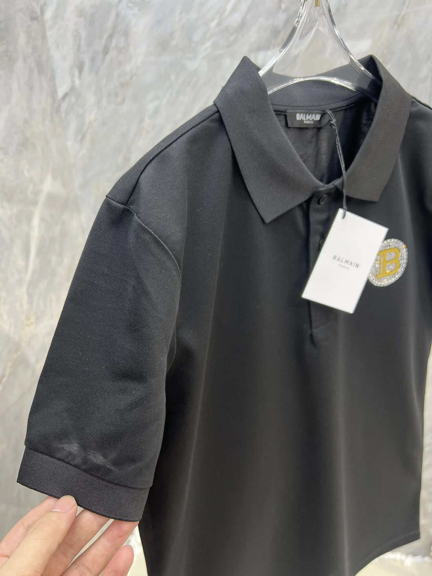 BALMAIN POLO TEE