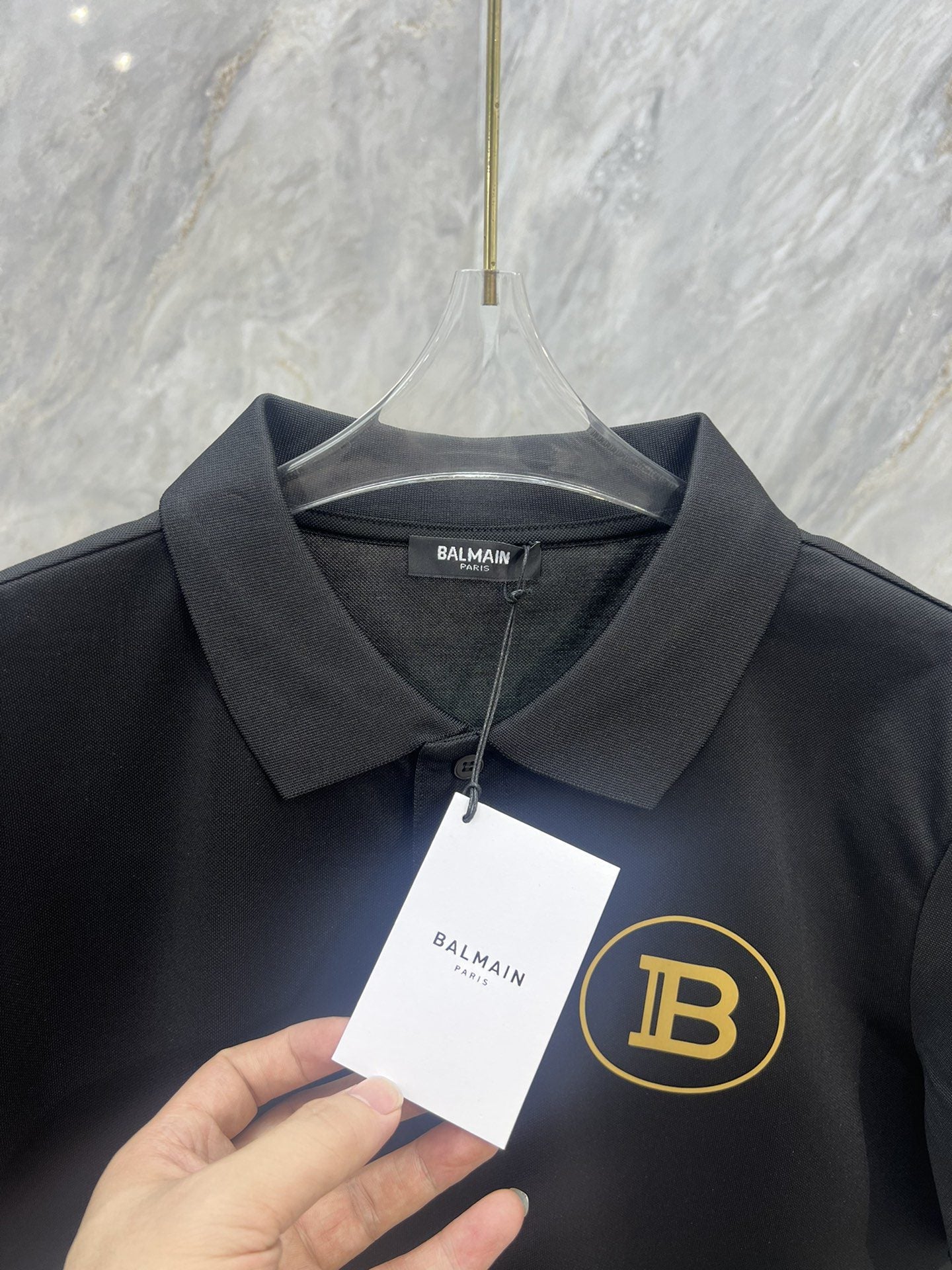BALMAIN POLO TEE